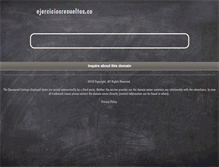 Tablet Screenshot of ejerciciosresueltos.co